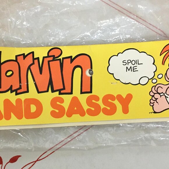 1983 "Baby Marvin" Stuffed Doll - From Comic Strip - Picture 5 of 5